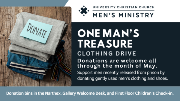 One Man’s Treasure Clothing Drive